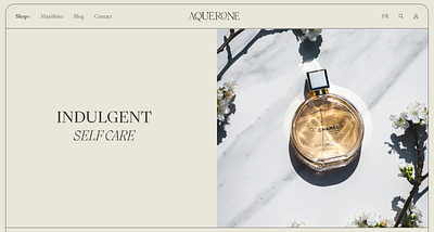 Aquerone Web aquerone design perfume project ui uiux ux web website