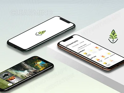 Clearmind UI Design app mobile ui ux web