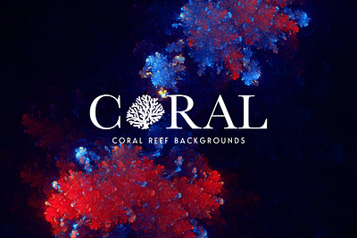 Coral Reef - Abstract Fractal Backgrounds 3d 3d render abstract background coral coral reefs dark decorative fantasy fractal gradient illustration nature ocean ornament reef surface texture underwater wallpaper