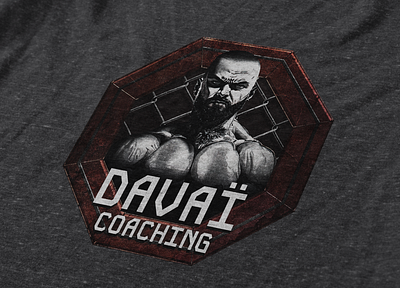 Davaï Coaching branding coaching fitness illustration mma sport textile