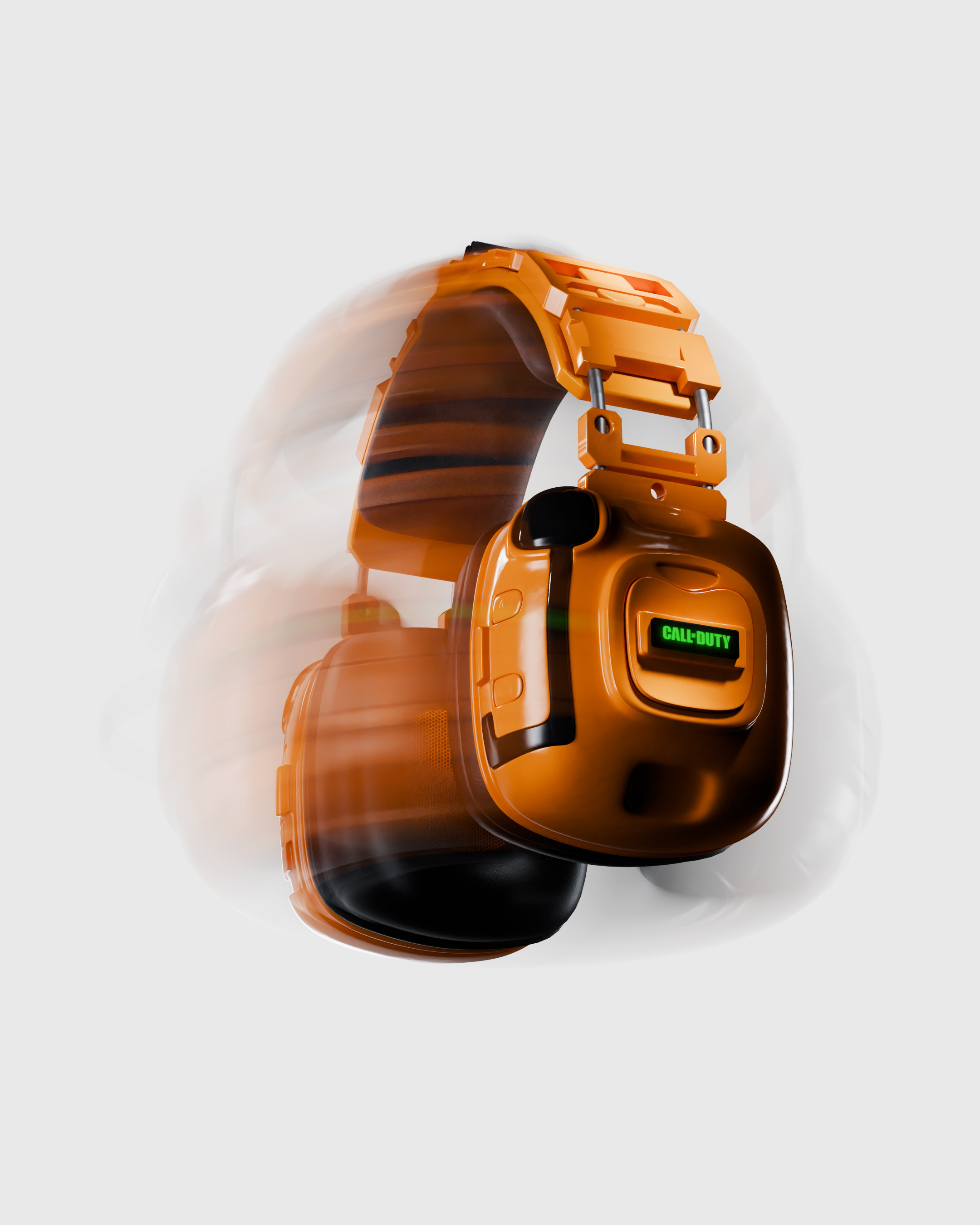Gaming headset 3d animation blender3d c4d gaming headset illustration