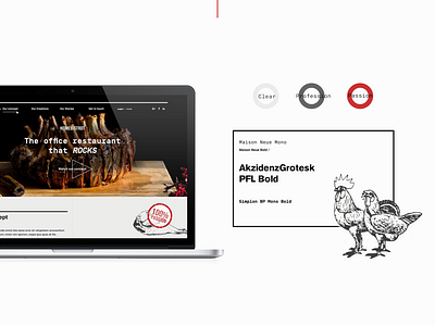 Home Bistrot website food gastronomy ui values webdesign