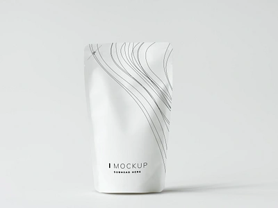 Sachet mockup branding