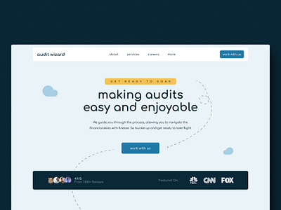 audit landing page - hero section hero landing page landingpage ui ux web design