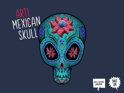 Martian Skull digital graphic design illustration illustrator skull vector wacom