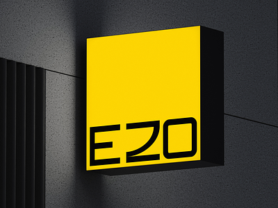 EZO - Electric RV brand branding flat graphic design logo logo design type ui vector visual identity