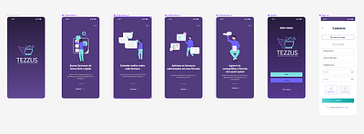 Onboarding - Tezzus app design ui onboarding ui ux ui design