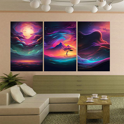 dreamy wall art colorful art dark painting dreamy wall art mysterious paint purple pictures simple art wall art