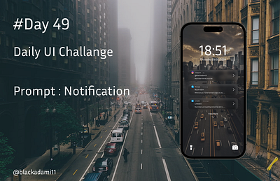 Daily UI Challenge| Day 49 | Prompt : Notification dailyui day49 notificationdesign uidesignchallenge userinterface