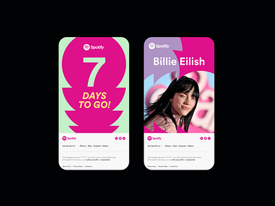 Spotify Email Designs branding design email figma graphic design illustration typography ui vector