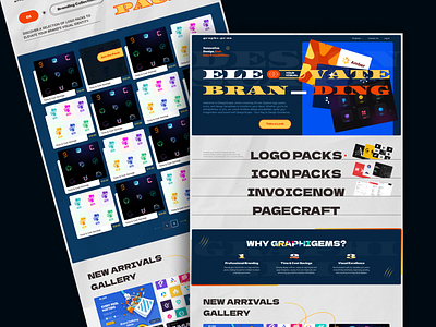GraphiGems — Graphic Elements Creation and Sales Service design graphic design logo ui ux web design