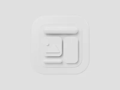 Mail squared icon - Clay 3d 3d icon blender c4d clay cycles design framework icon icon set icons illustration mail product design render tube ui ux web design white