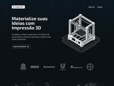 Blueprint 3D dark theme ui web website