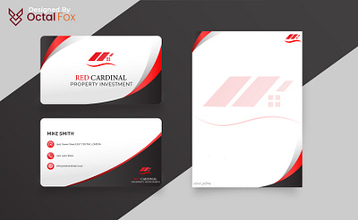 Business Card and letterhead | Designed by octalfox animation graphic design logo motion graphics