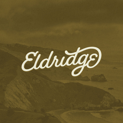 Eldridge Script Logo branding lettering logo type typography