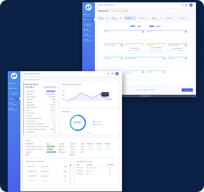 Nexus, profil , contrat design graphic design ui ux
