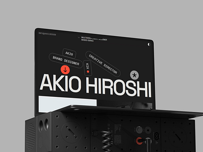Akio, Portfolio Template for Framer framer gsap interactive portfolio portfolio template web design