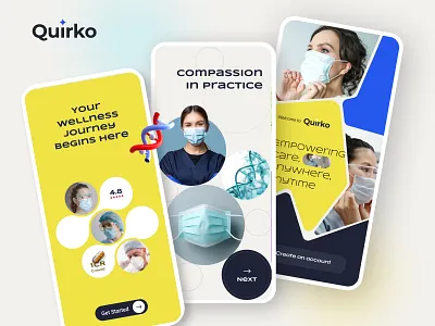 Medicine/Doctor App Onboarding & Splash Screen app design doctor doctor app figma luxury medical app medicine mobile mobile app onboarding onboarding illustration onboarding screen onboarding ui splash splash screen ui ux