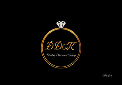 DDK Logo ( Jewelry Company) design graphic design ill illustration logo typography vector