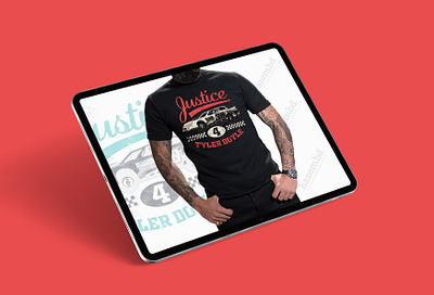 Justice race t-shirt design best design branding car custom tshirt design graphic t shirt merch design race retro retro design shopify design shopify store design trendy t shirt design vintage t shirt