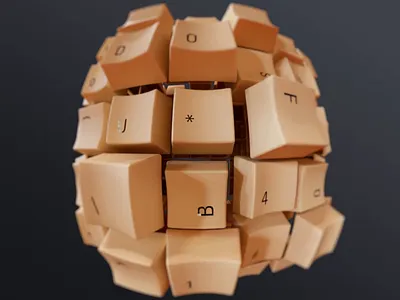 Ear-gonomic 3d 3d animation asmr c4d cinema4d ergonomic keyboard keys mechanical keyboard motion motion design motion designer motion graphics redshift sound surreal surrealist video