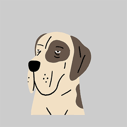 Breeze 2d animation cartoon character design digital dog folioart funny gif illustration line michael parkin