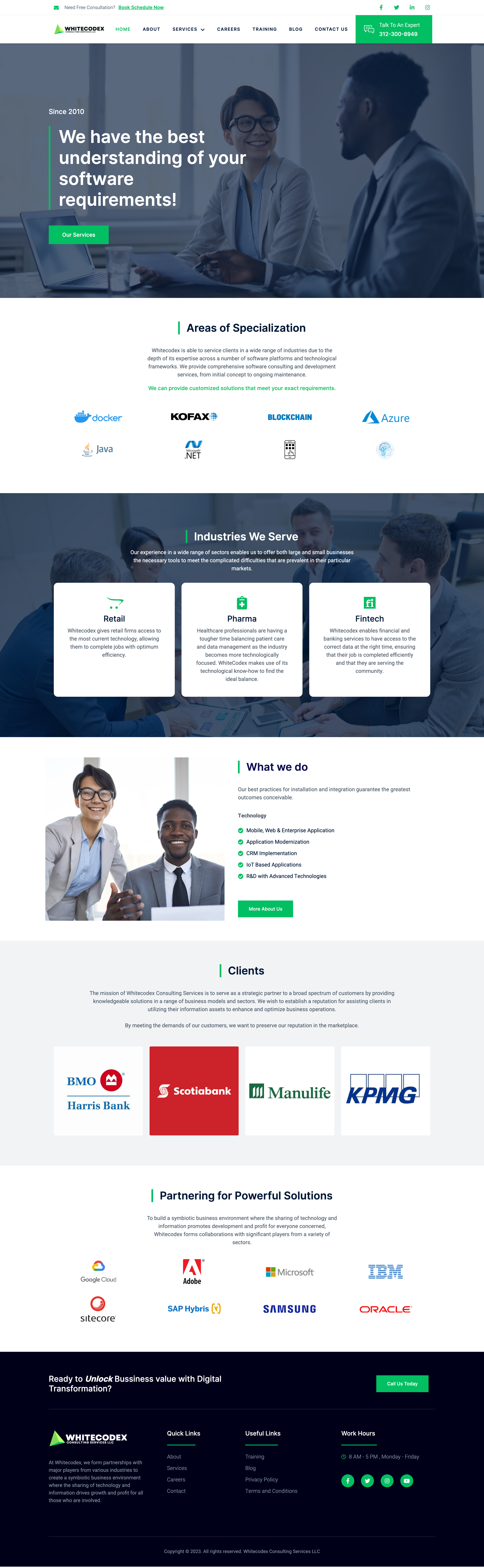 Software Technology Company business website design elementor website software company tech company technology company website design wordpress wordpress business website wordpress website