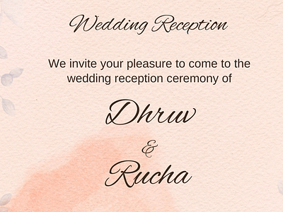 Wedding reception invitation card card design designing invitation invitation card reception card wedding wedding card work