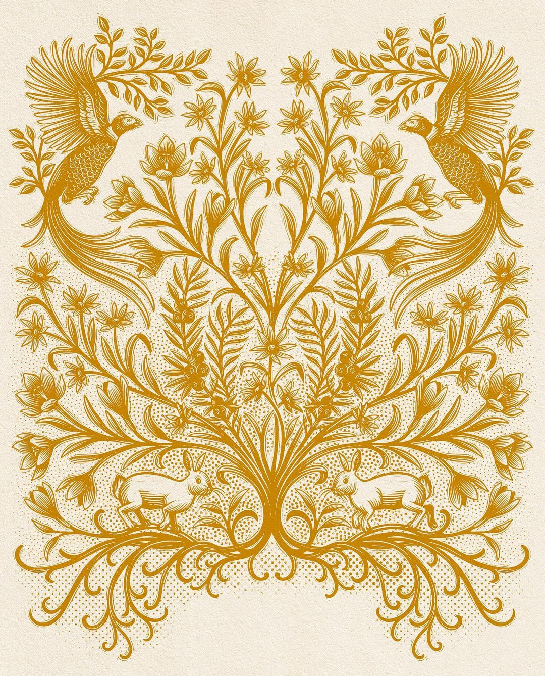 Ocean & Meadow botanical digital drawn ella ginn folioart illustration line monochrome nature organic packaging design print texture traditional