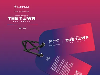The Town x LATAM Branding LATAM branding crm graphic design illustration vector visual design visual identity