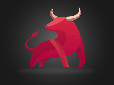 Bull beginning branding design graphic design illustration logo logotype vector перша ілюстрація