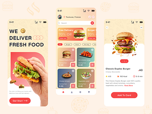 Food Delivery App 🍔 by Mr JD on Dribbble