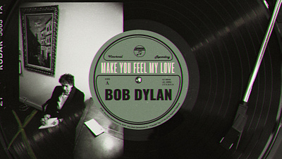 Bob Dylan : The Story of Make You Feel My Love 2d animation art direction collage explainer graphic design motion graphics photoshop