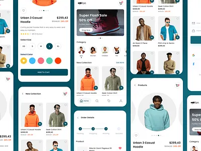 E-commerce App Design admin dashboard app design case study design ecommerce fashion fashion app mobile design ui ui design web design