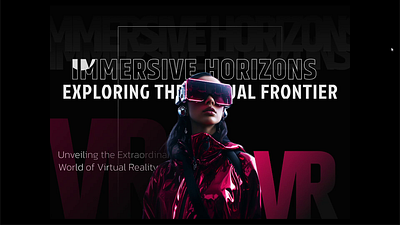 World of VR (UI/UX) animation branding designer typography ui vr