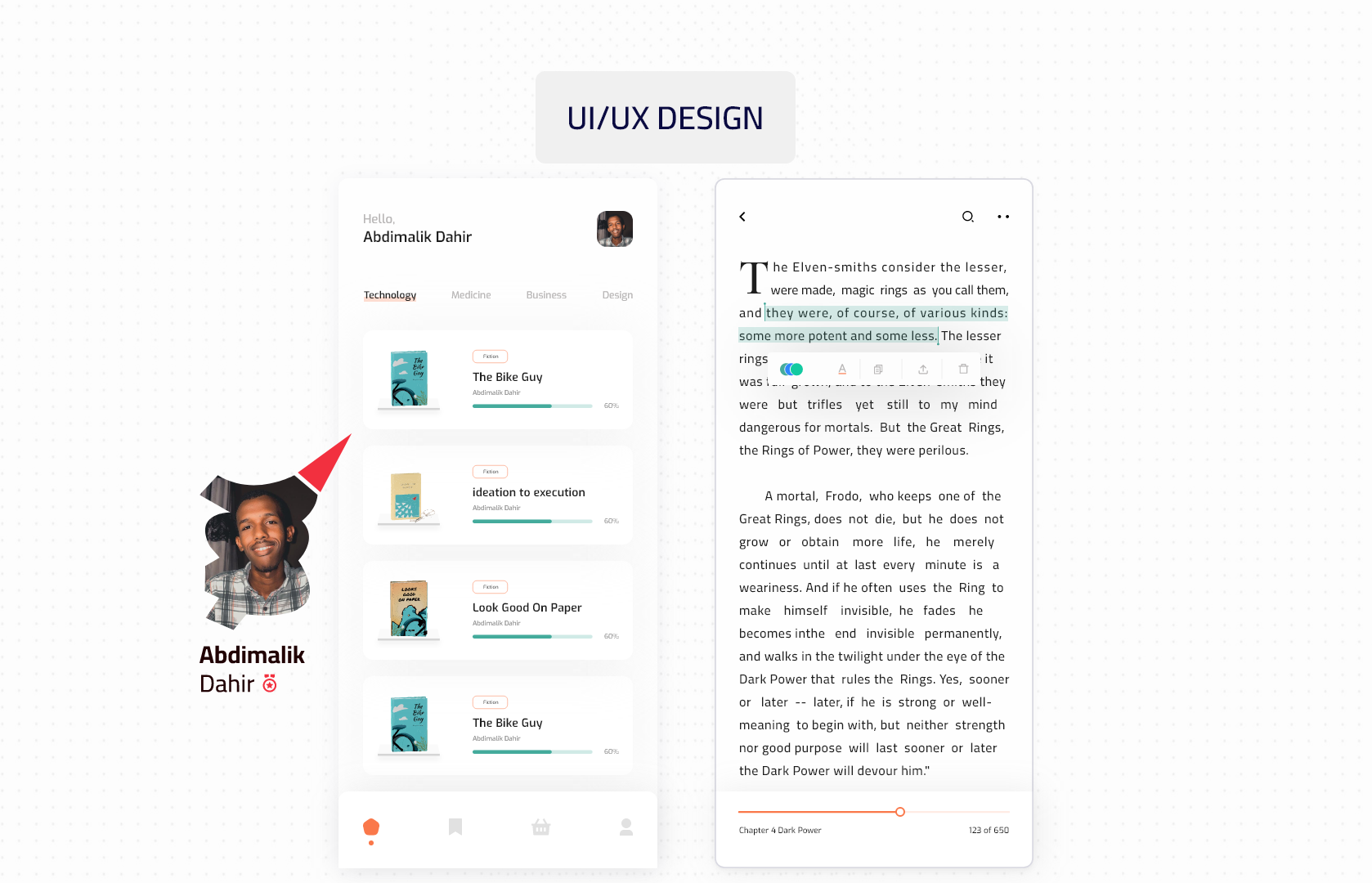 i aqri app design | Abdimalik Dahir branding design designer graphic design illustration logo mogadishu somalia ui