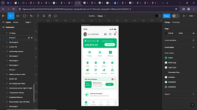 Opay Dashboard UI (Clone App) design opay ui ui design ui designer
