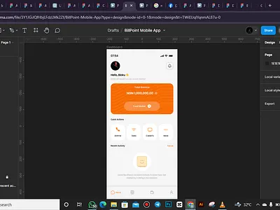 BillPoint Dashboard UI Design (Clone) design ui ui design ui designer