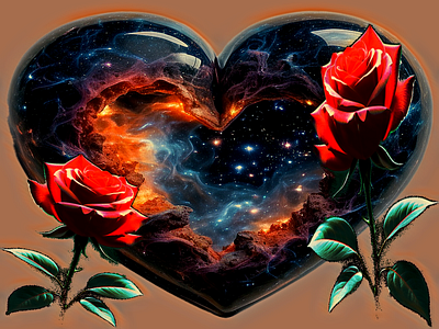 Heart of the Galaxy W/Rose's animation branding design graphic design illustration logo motion graphics