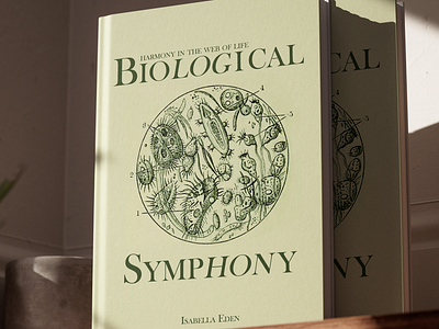 Book Cover : Biological Symphony art book book cover cover design graphic design illustration