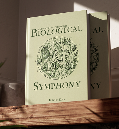 Book Cover : Biological Symphony art book book cover cover design graphic design illustration