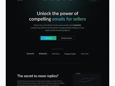 SaaS Landing Page design landing saas ui ux web webpage