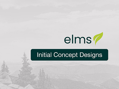 ELMS - Initial Conceptual Ui/Ux Designs