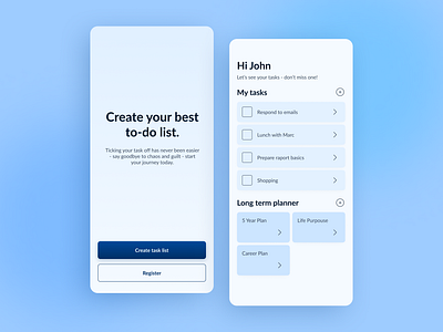 Planner App Design app design mobile ui uidesign ux