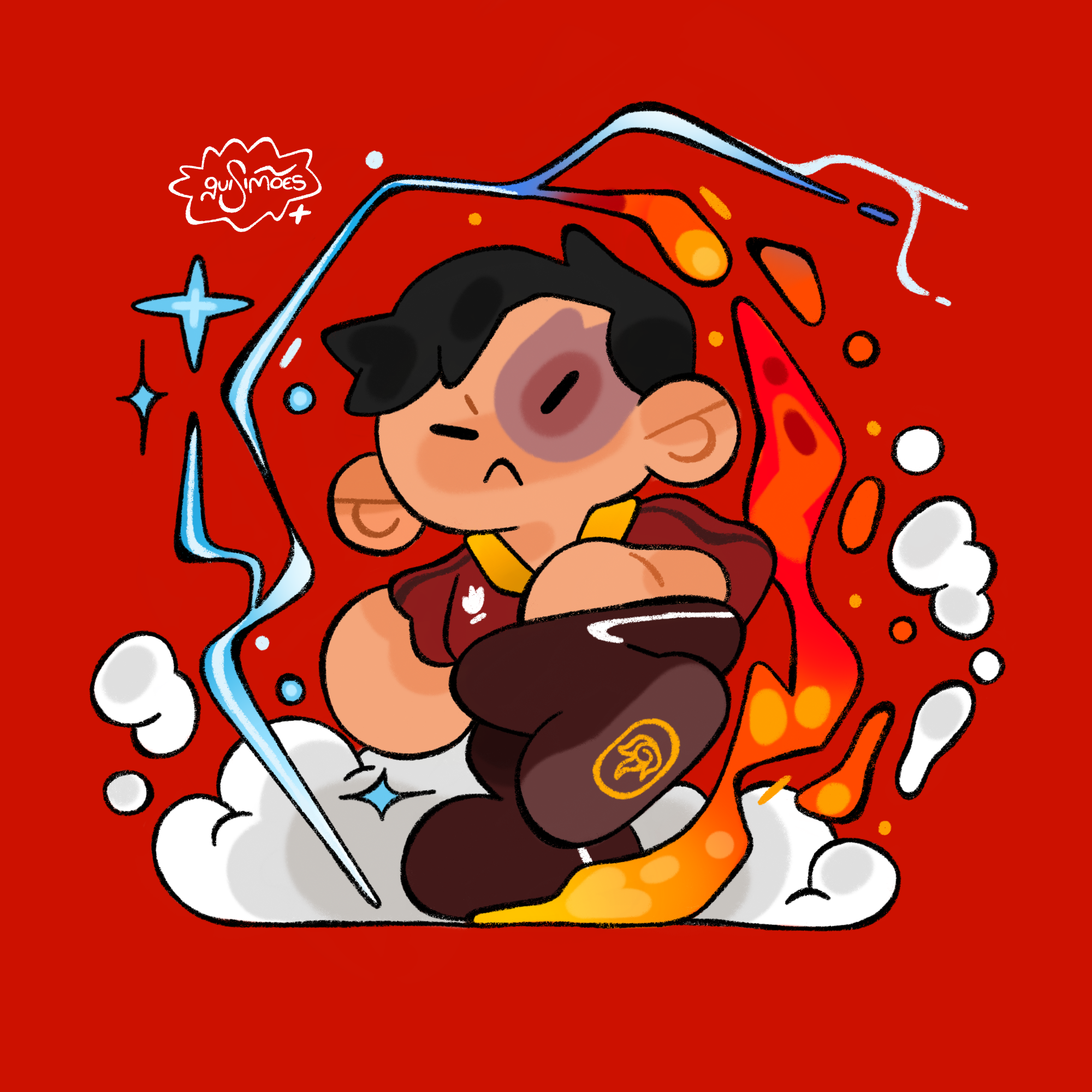 Zuko art arte arte digital character character design desenho design de personagem illustration ilustração personagens