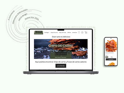 E-commerce | Online store &GUSTO | UX/UI design design figma motion graphics ui ux web desing