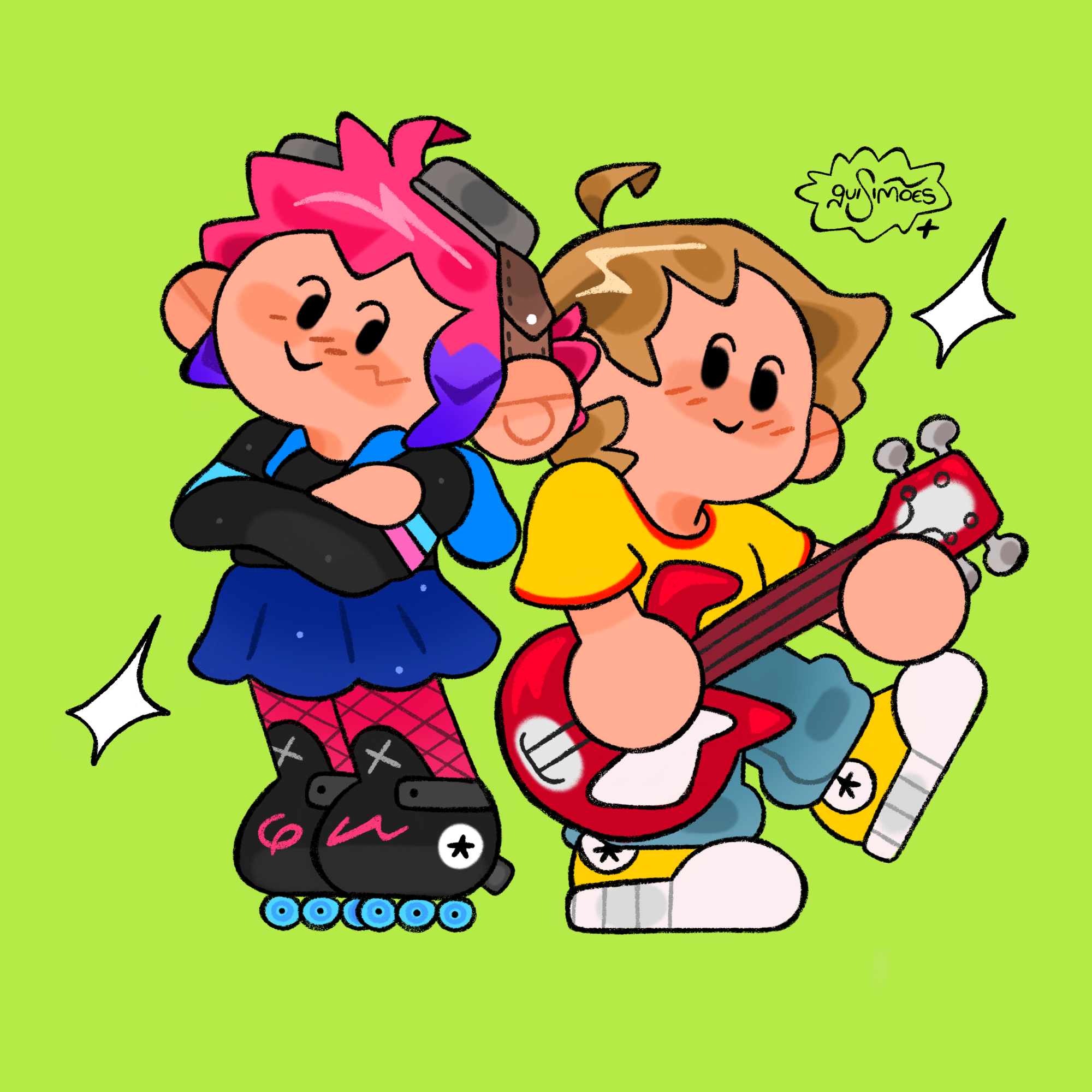 Scott Pilgrim art arte arte digital cartoon character design design de personagem design de personagens digital art illustration ilustração