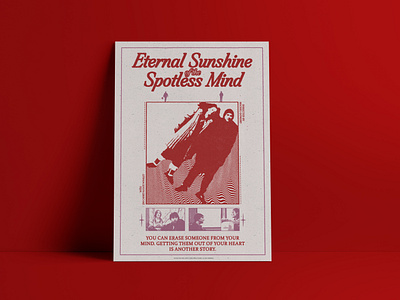 Movie Poster Design l Eternal Sunshine of the Spotless Mind artwork branding design drama film film poster graphic design illustration jim carrey michel gondry movie movie poster photoshop poster poster design poster illustration print romance typography