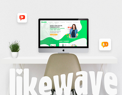 LikeWave | UX/UI Design design instagram social ui ux website