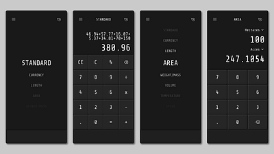 Calculator UI Design app application calculator design ui